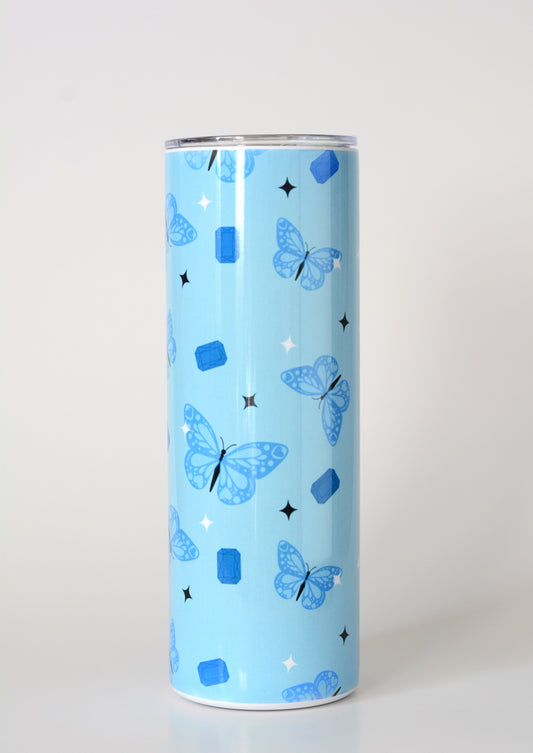 Blue Butterflies 20oz Tumbler